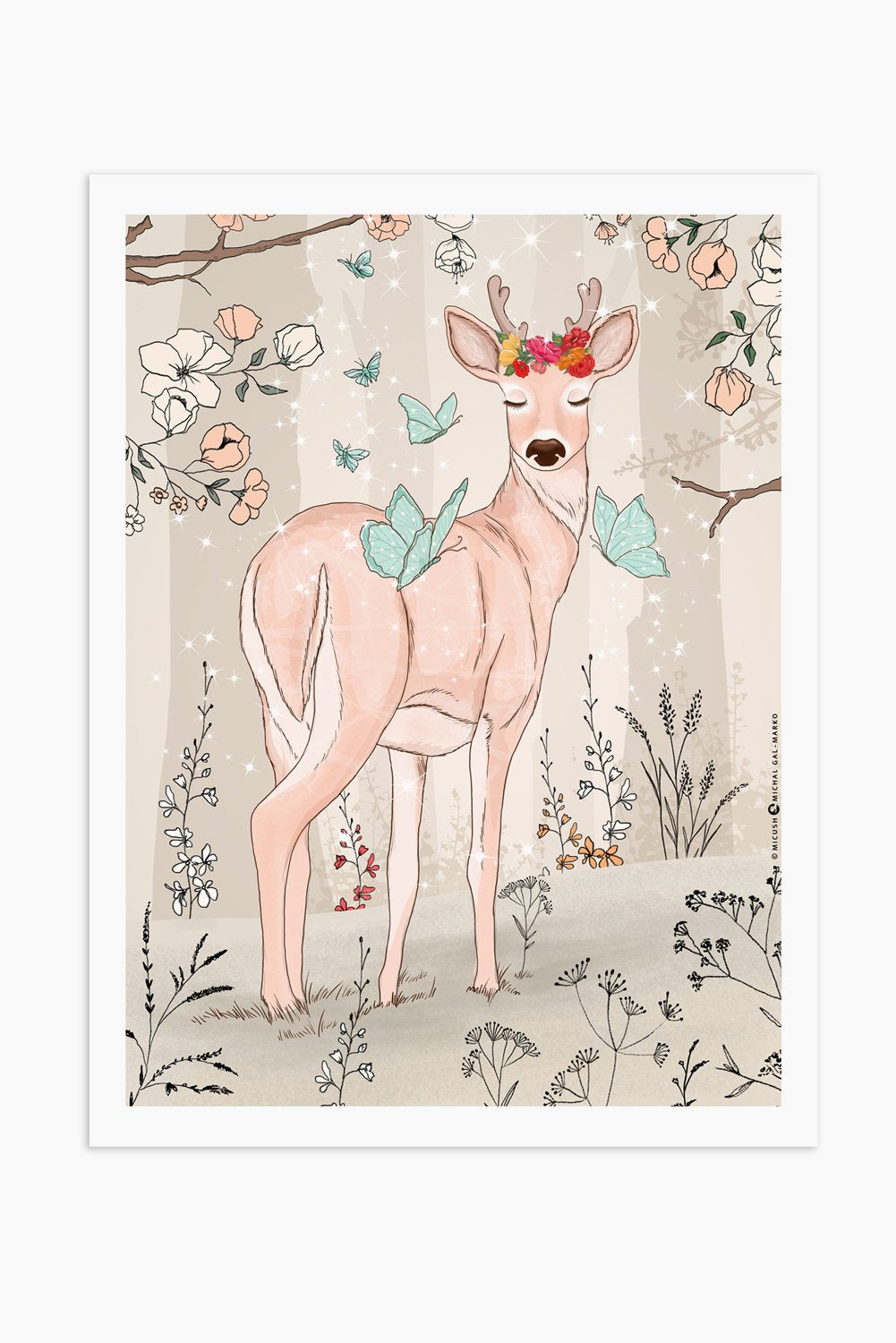 Art Print - Spring Deer