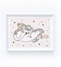 Art Print - Princess & Swan