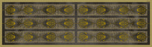 The-Golden-Belle-Époque-Silk-Scarf-brown-rectangular-Tal Angel-65X220 cm-full-view