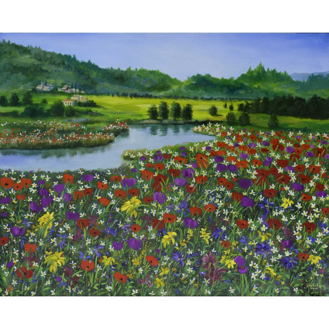 Flowering Field by Heddy Kun