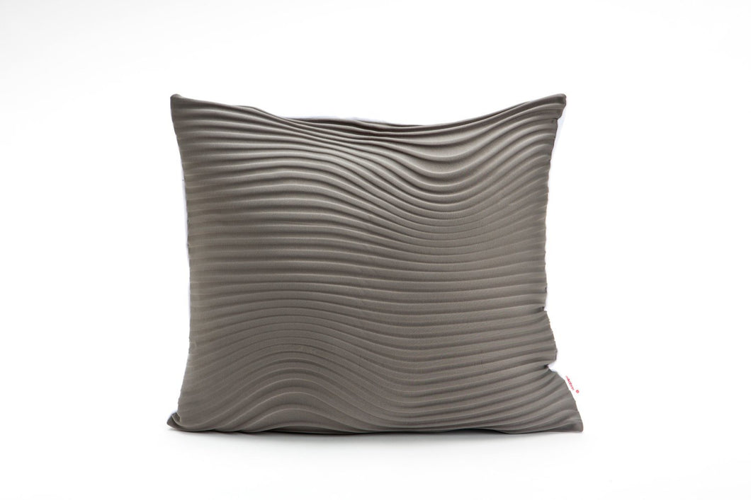 Gray pillow cover,50x45 cm/19.6X17.7