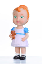 Red Hair Girl with Teddy Bear Doll