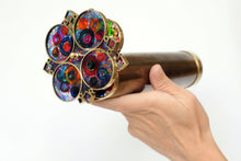Super Giant Flower wheels Kaleidoscope, Brass Kaleidoscope, Wedding Gift, Gift ideas