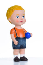 Blonde Hair Boy with Ball Doll