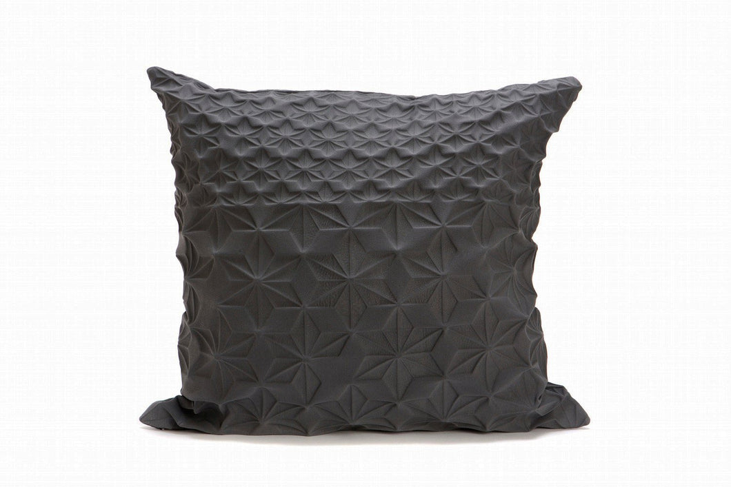 Grey pillow cover, 23.6x23.6