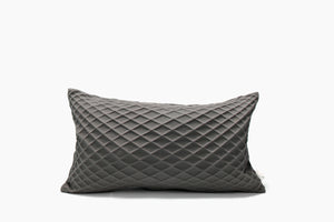 Grey pillow cover, 19.6X11.8 inch, Geometry inspired cushion, Modern home decor accessory, Japanese inspired cushion cover, Rotem