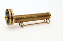Short Small Teleidoscope, Gold Brass Teleidoscope, Christmas gift idea, Best friend gift