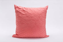 Pink geometric pillow cover 60x60 cm, 23.6 inch, Special textured cushion, Home decor accessory, patterned cushion cover, Amit pillow