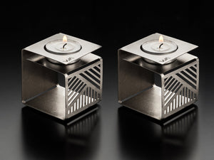 KLARA-urban candle holder. Metal home decor. Geometric Tea Light Holder. Metal Candle Holder