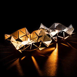 KANO- candle holder for creative people. Metal home decor. Geometric Tea Light Holder.