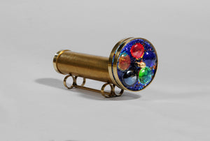 Short Medium wheels Kaleidoscope, Brass Kaleidoscope, Gift Idea