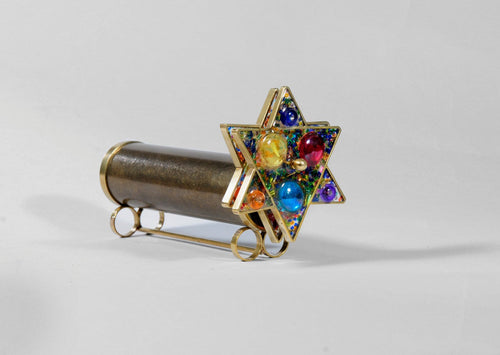 Star of David Kaleidoscope, Judaica kaleidoscope, Short Giant Star of David Kaleidoscope