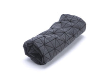 Black designer toss throw pillow cover 19.5x19.5” - 50x50cm. Nature inspired Decorative Design. Removable Cotton print, Geo pillow