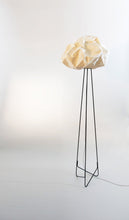 Origami floor lamp, White and black lighting, fabric lamp, 70.8X19.5X19.5 inch, 180X50X50 cm, Home decor accessory