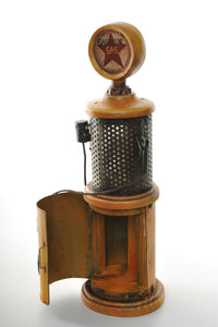 Miniature Replica Gas Pump Vintage Decoration Antique Trinket Box