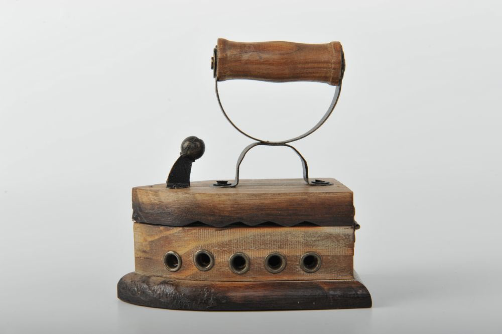 Wooden Miniature Iron Replica Vintage Decoration Antique Trinket Box
