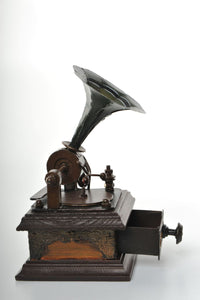 Retro Gatsby Style Gramophone Miniature Unique Decoration Antique Wooden Trinket Box