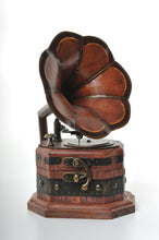 Vintage Miniature Gramophone Unique Decoration Antique Wooden Trinket Box