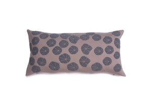 Last units // Floral pillow cover. 60X30 cm, 23.5x11.8 “ Grey floral pillow. Rectangular pillow. Removable pillowcase. Flower pillow