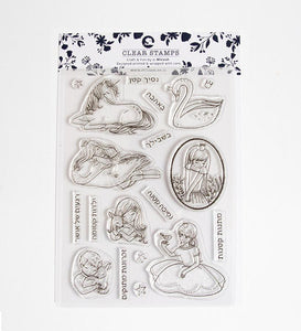Wishes Stamps set - 20 different clear stamps