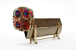 Mr Squishy Brass Kaleidoscope, Unique Kaleidoscope, Gift idea, Collectible Art