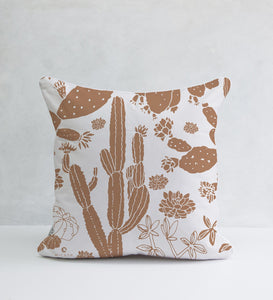 Decorative Pillow -  Brown Cactus
