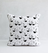 Decorative Pillow - Swans Pattern
